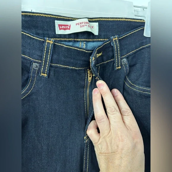 Levi Performance 511 Slim (18Reg) Adjustable waistband 29x31 - Picture 3 of 6